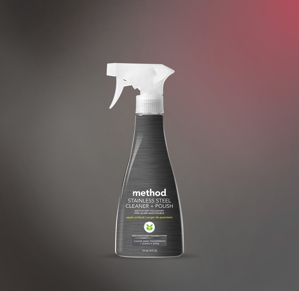 stainless steel cleaner + polish – apple orchard, 14 fl oz - Image 2