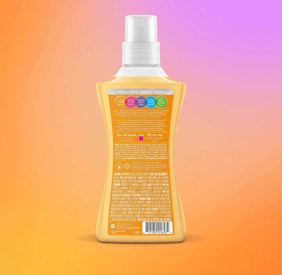 fabric softener 45 loads – ginger mango, 53.5 fl oz - Image 3
