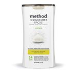 dishwasher packs – lemon mint, 54 ct