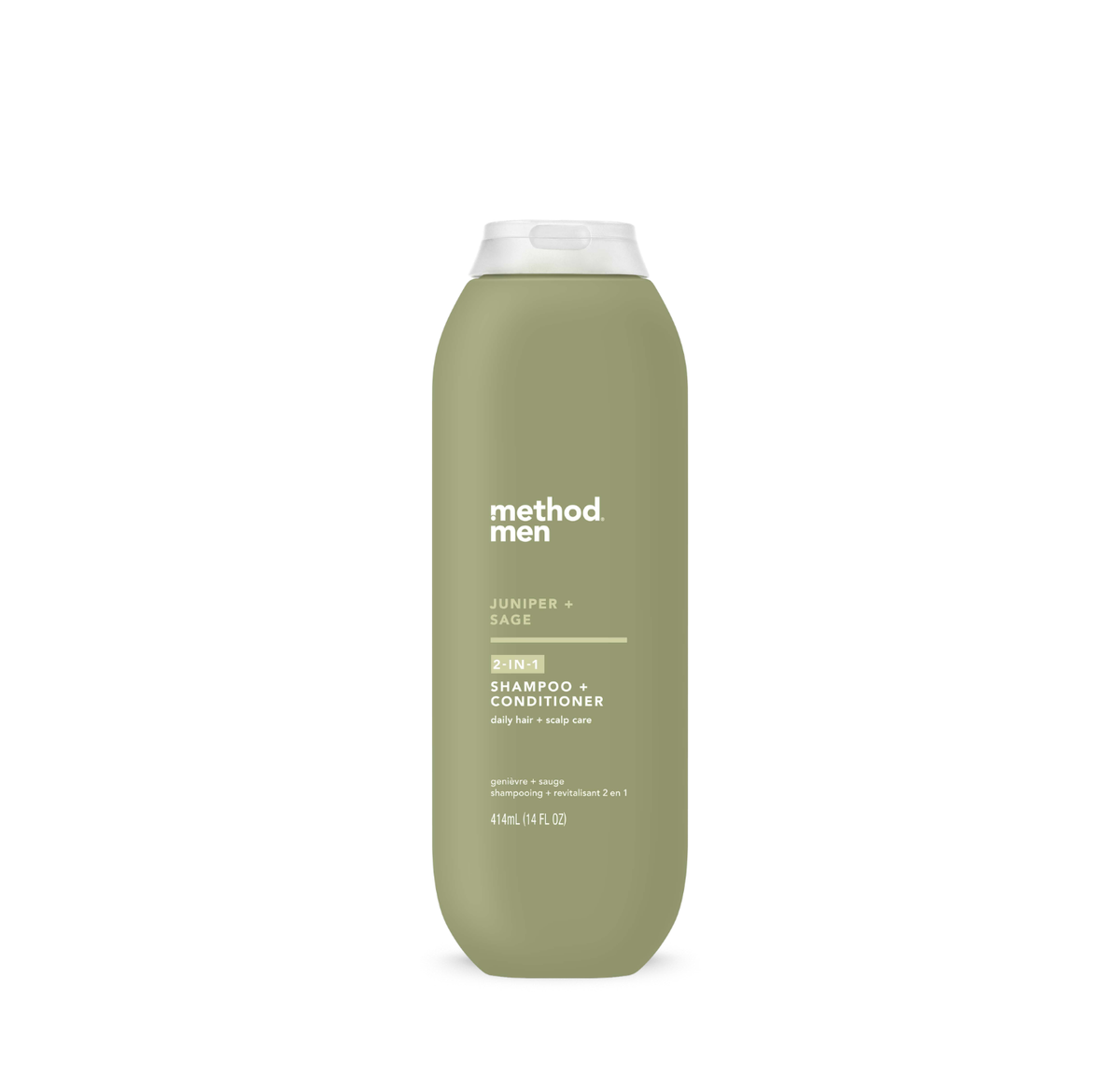 6_d1cda31c-b613-4569-84ce-d3f16f277d9d.png men 2-in-1 shampoo + conditioner – juniper + sage, 14 fl oz - Image 1