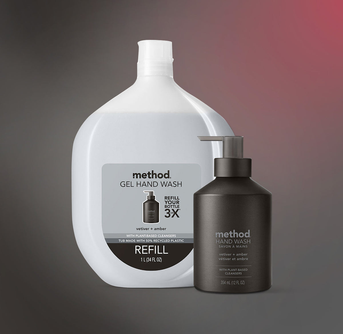 gel hand wash – vetiver + amber, 12 fl oz - Image 4