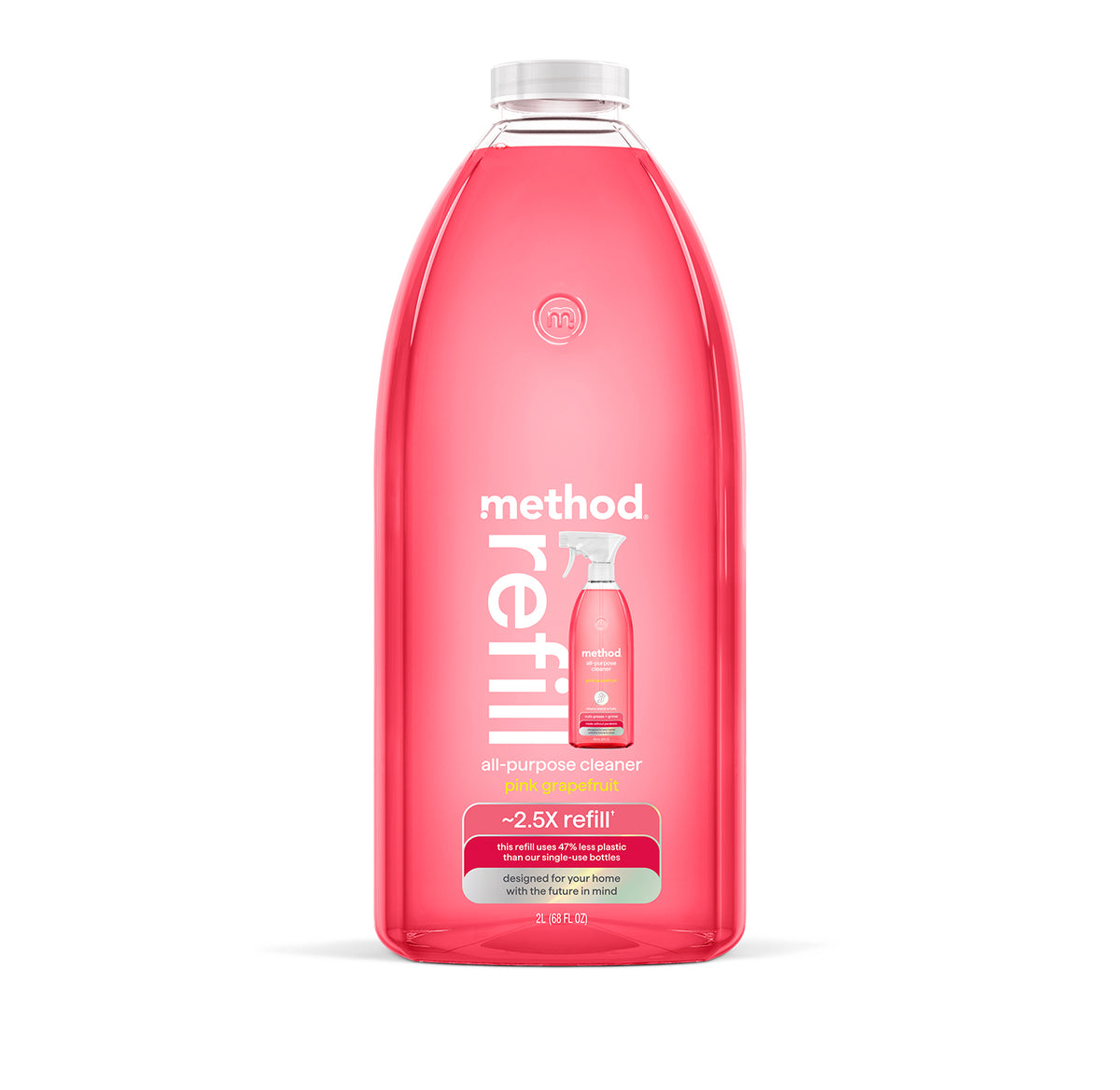 MTHD_APC_REFILL_68oz_Grapefruit_Front_US_389295.jpg all-purpose cleaner refill – pink grapefruit, 68 fl oz - Image 1