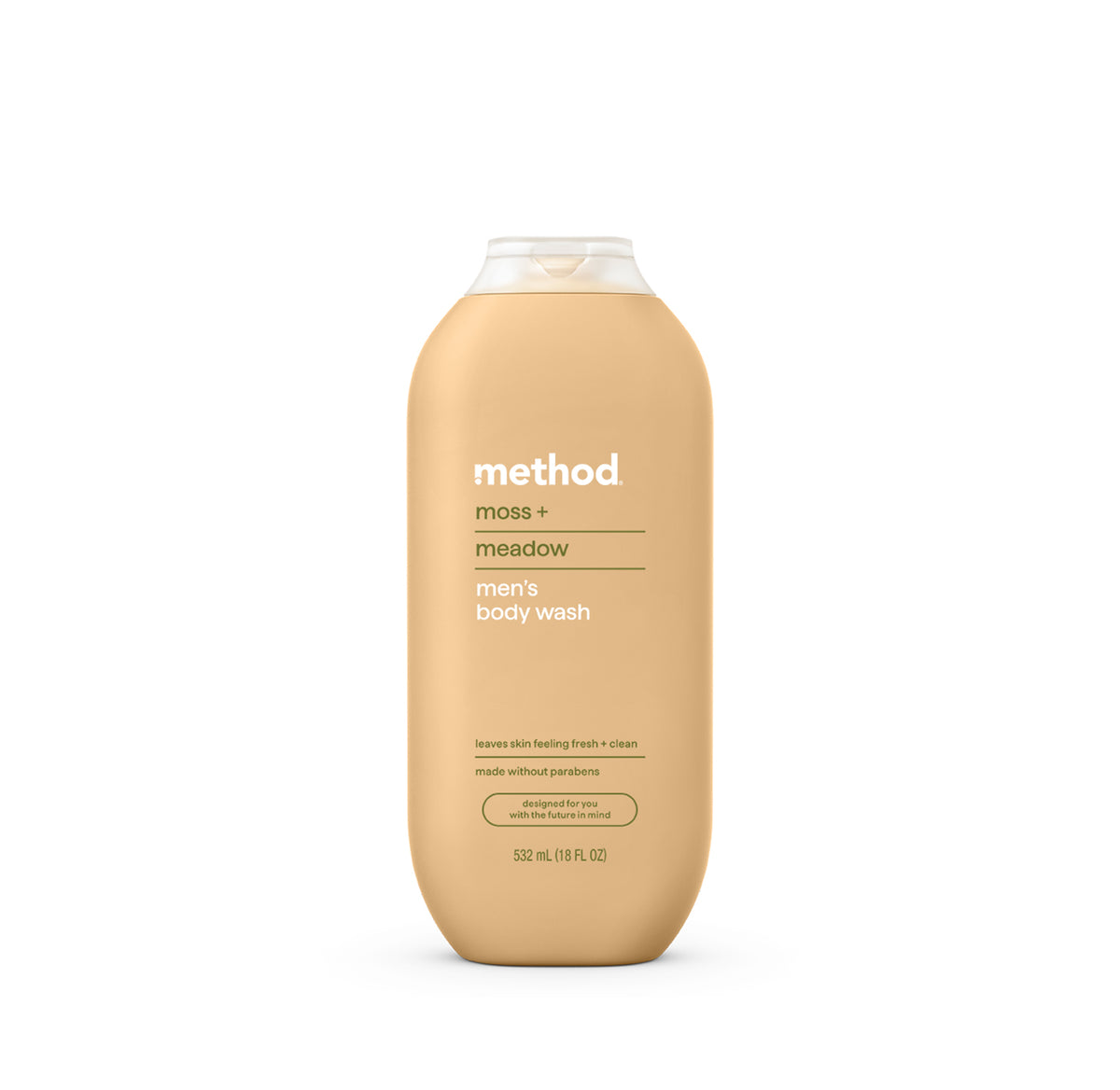 MTHD_BW_18oz_MossMeadow_Front_US_390489.jpg body wash – moss + meadow, 18 fl oz - Image 1