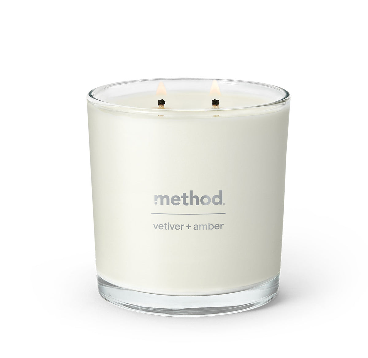 premium soy candle – vetiver + amber, 14 oz - Image 1