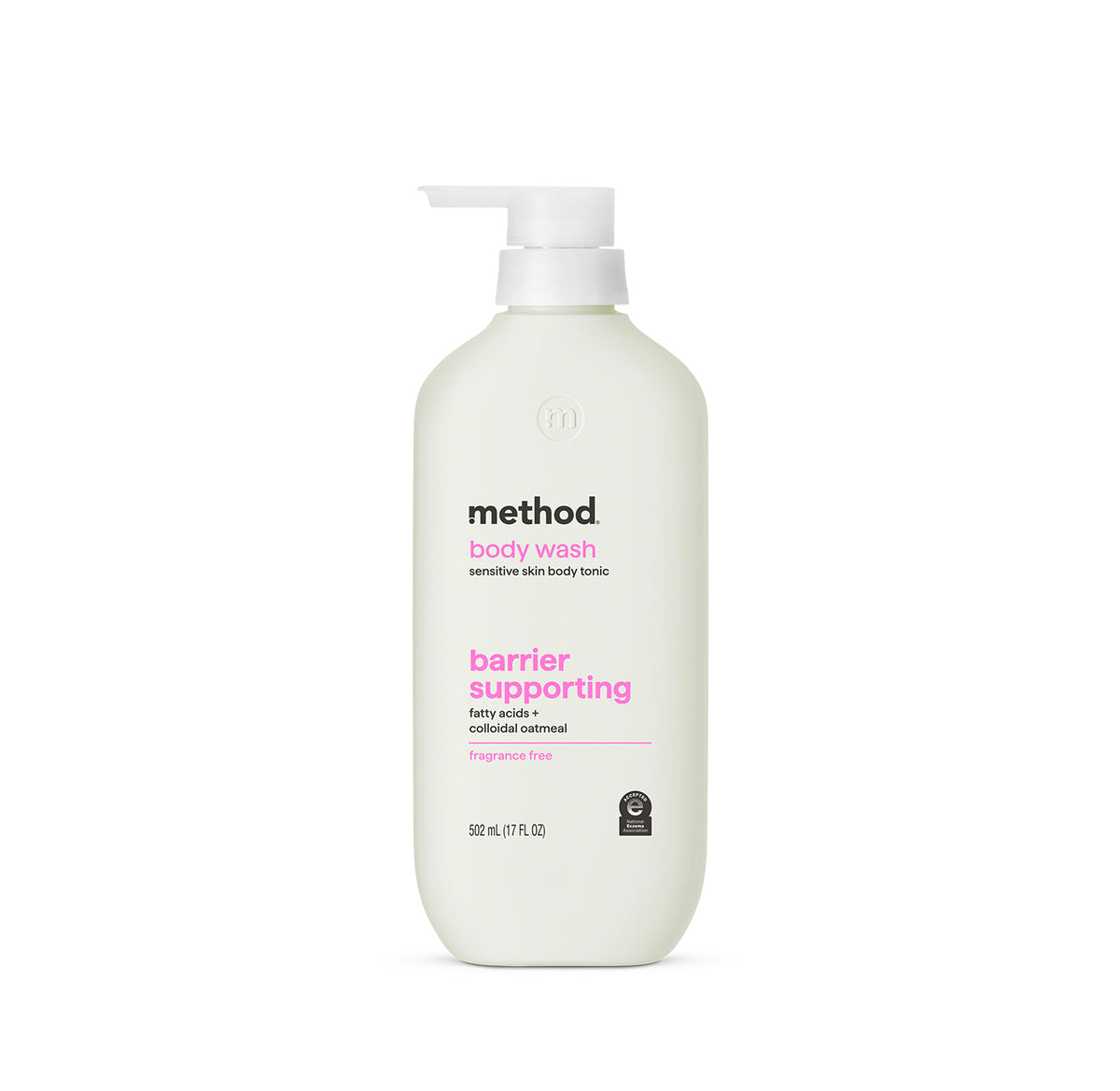 MTHD_FuncBW_17oz_BarrierSup_FF_Front_US_389938ALT.jpg body wash tonic – barrier supporting, fatty acids + colloidal oatmeal, 17 fl oz - Image 1