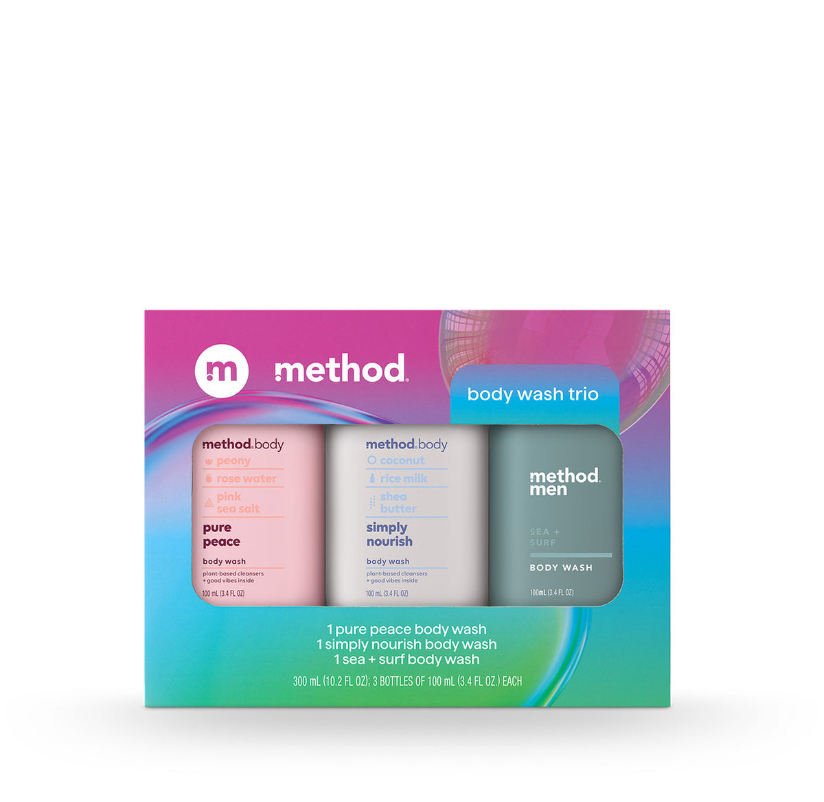 travel-sized gift set body wash trio, 10.2 oz - Image 1
