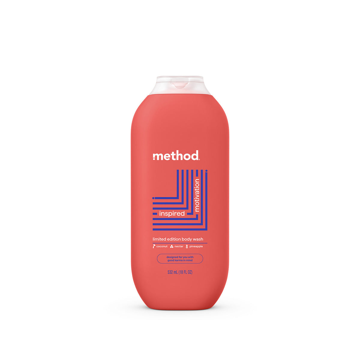 body wash – inspired motivation, 18 fl oz - Image 1