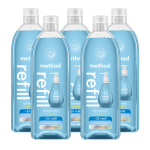 sea minerals gel hand wash refill 5-count bundle, 170 fl oz