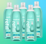 waterfall gel hand wash refill 5-count bundle, 170 fl oz - Image 2